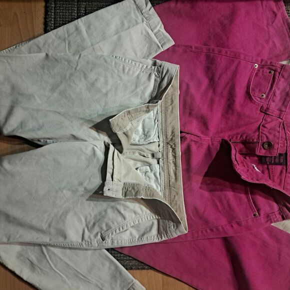 SAL! BUNDLE Of Fun 5 Pairs Paints SZ 6- BONGO-Banana Rep-Old Navy-Nine West-Iris - Picture 4 of 6